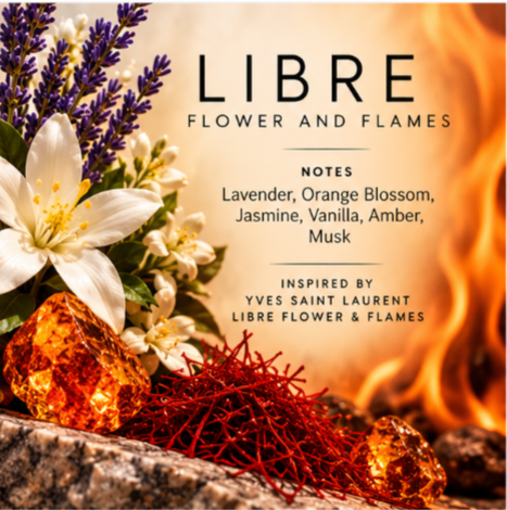 Libre Flower and Flames