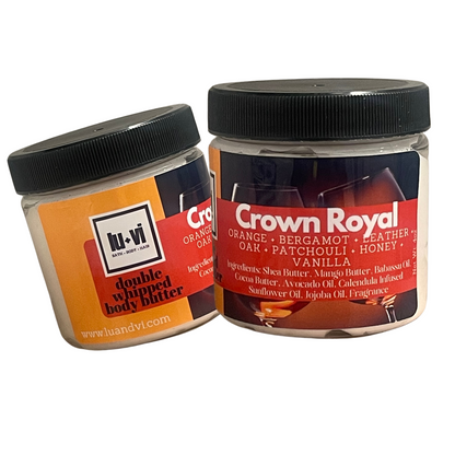 Crown Royal (Orange, Bergamot, Clove, Orchid, Leather, Oak, Patchouli, Honey, Vanilla)