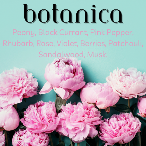 New Scent- Botanica (Peony, Black Currant, Pink Pepper, Rhubarb, Rose, Violet, Berries, Patchouli, Sandalwood, Musk)