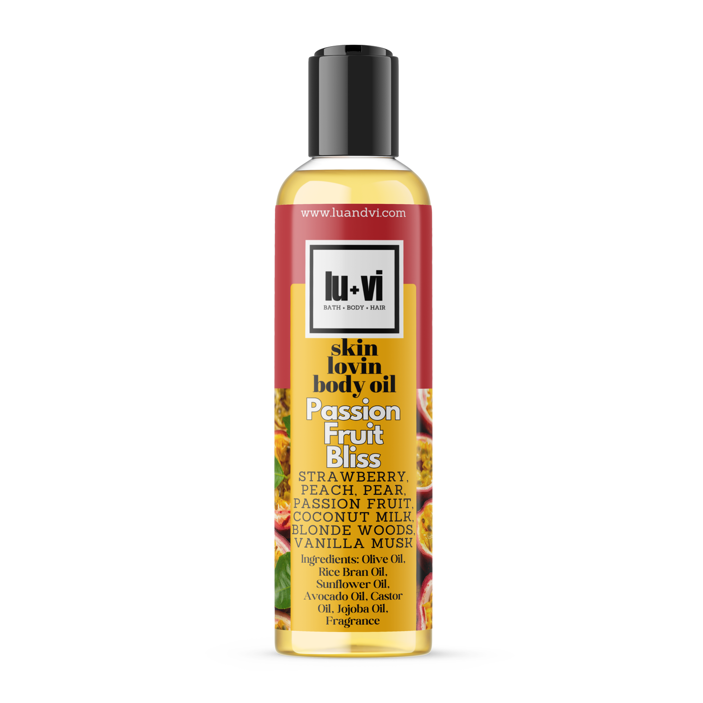 Passion Fruit Bliss (Strawberry, Peach, Pear, Passion Fruit, Coconut Milk, Blonde Woods, Vanilla Musk)