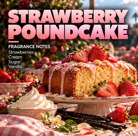 Strawberry Poundcake