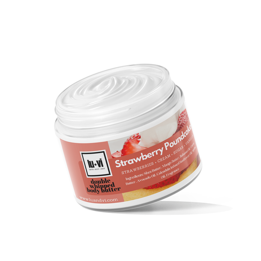 Strawberry Poundcake (Strawberries + Cream + Sugar + Vanilla)